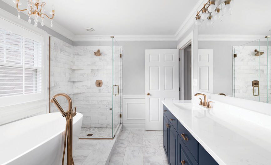 Side-by-side comparison of a house with a bright, sunny sky on the left and a dark, stormy sky and damaged roof on the right.